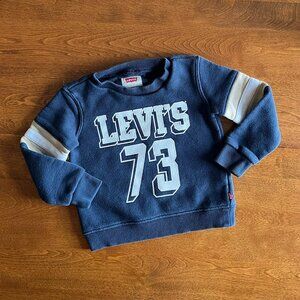 Levi's navy varsity-style sweatshirt 2T